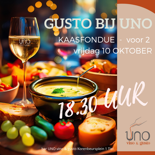 Kaasfondue voor 2 - vrijdag 10 oktober 18.30 uur